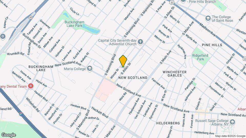 274 S Allen St Mapa y Detalles de la Ubicación