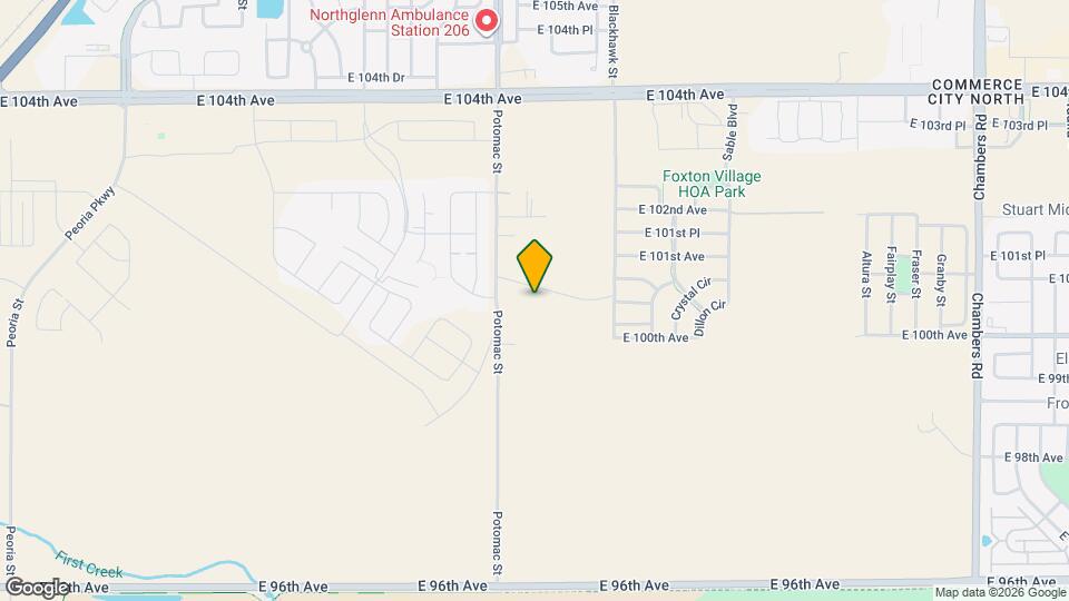 10025 Abilene St Mapa y Detalles de la Ubicación