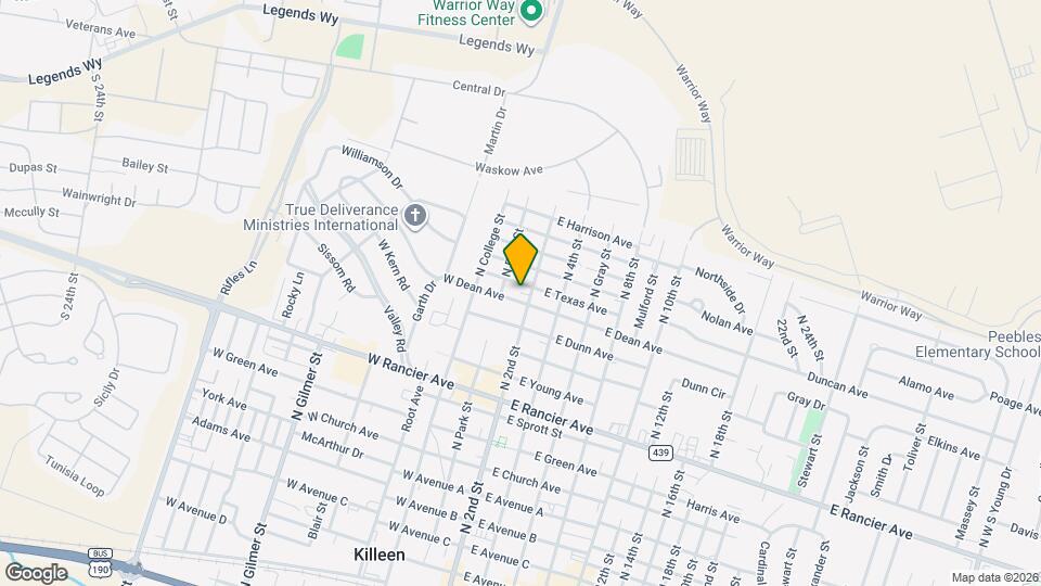 1403 N 2nd St Map and Location Details