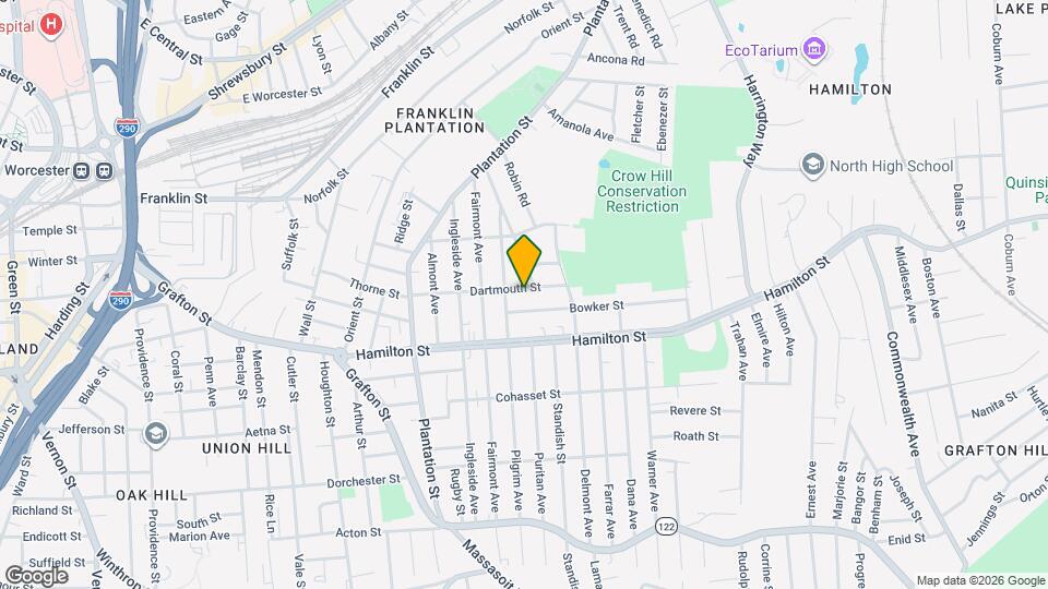 68 Dartmouth St Map and Location Details