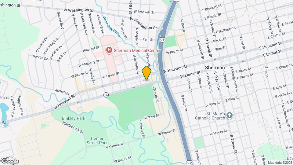 817 W Lamar St Map and Location Details