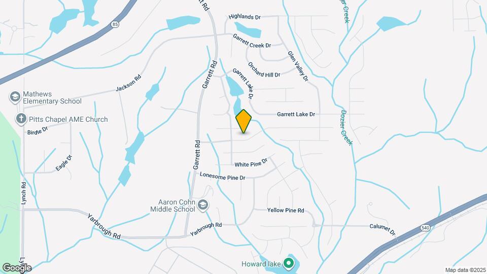 8031 Garrett Pines Dr Map and Location Details