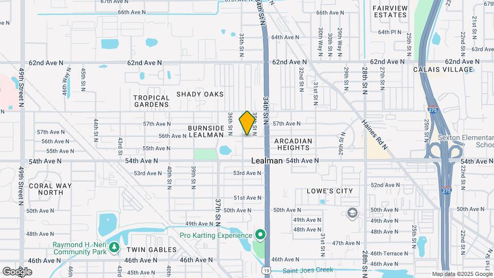 3540 56th Ave N Map and Location Details