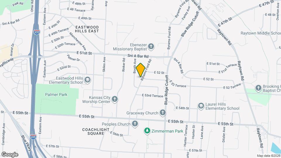 5224 Byrams Ford Rd Map and Location Details