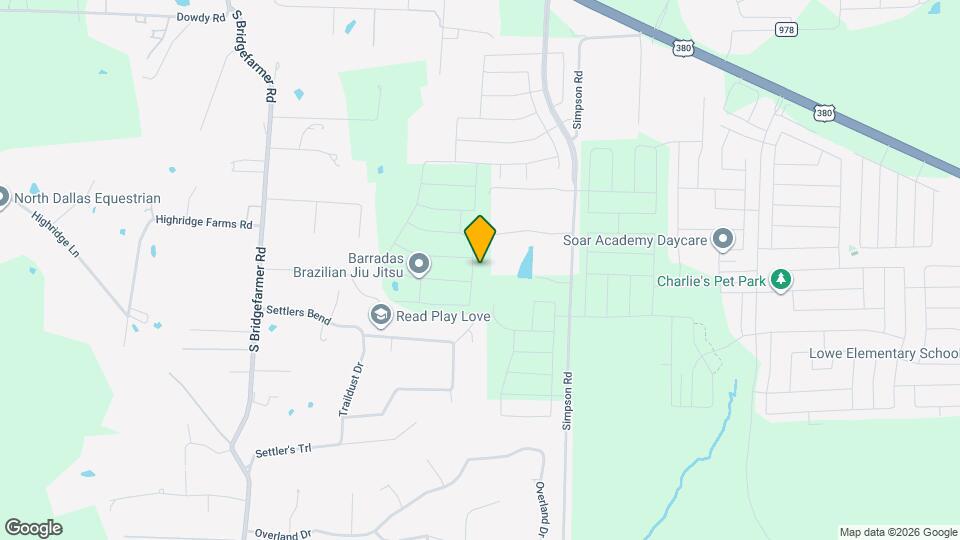 1107 Emberwood Dr Map and Location Details