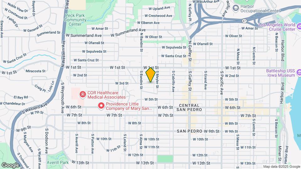 937 W 3rd St Map and Location Details