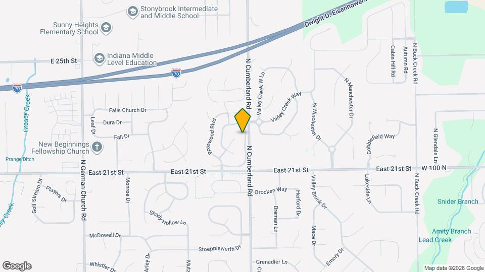 2220 Rossington Ln Map and Location Details