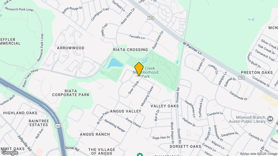 12404 Deer Track Map and Location Details