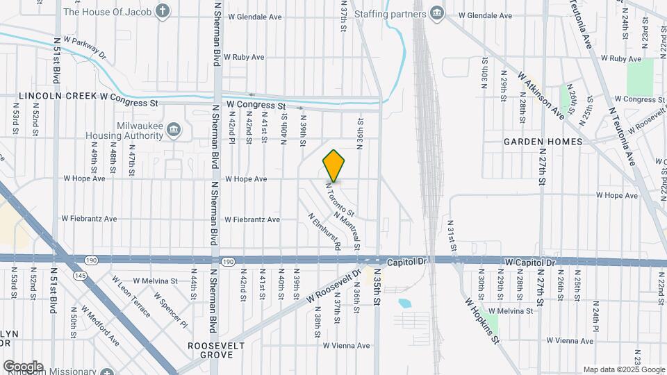 4186 N Toronto St Map and Location Details