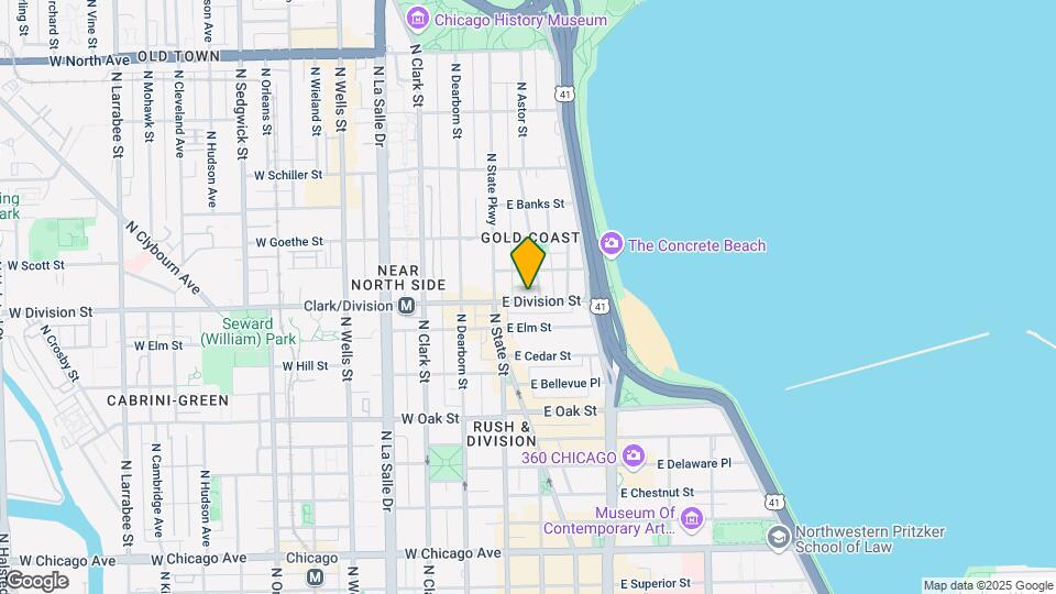 30 E Division St Mapa y Detalles de la Ubicación