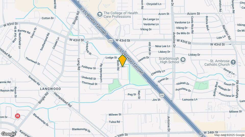 Creekwood Apartments on 290 Map and Location Details