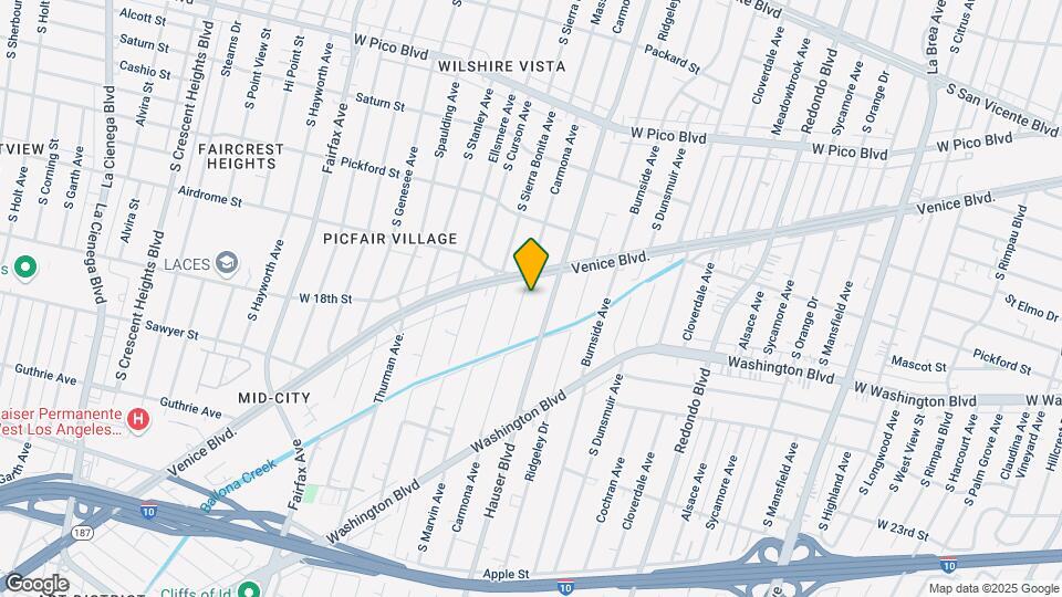 1718 Carmona Ave, Unit 1718 Map and Location Details