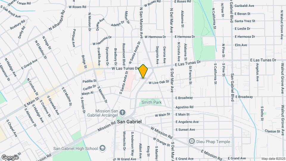 201 S Junipero Serra Dr Map and Location Details