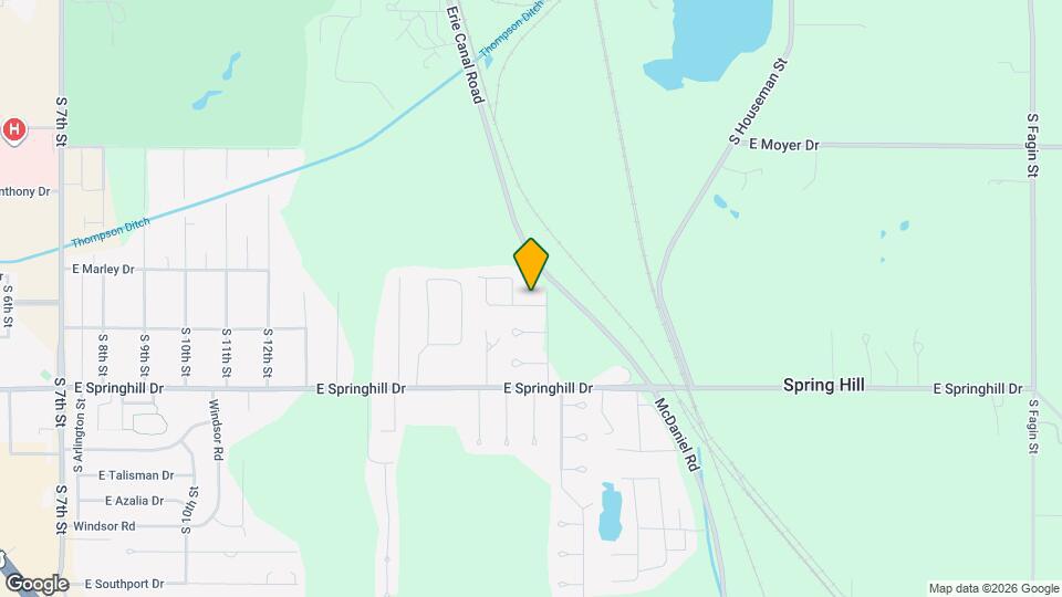 1826 E Southern Manor Dr Map and Location Details