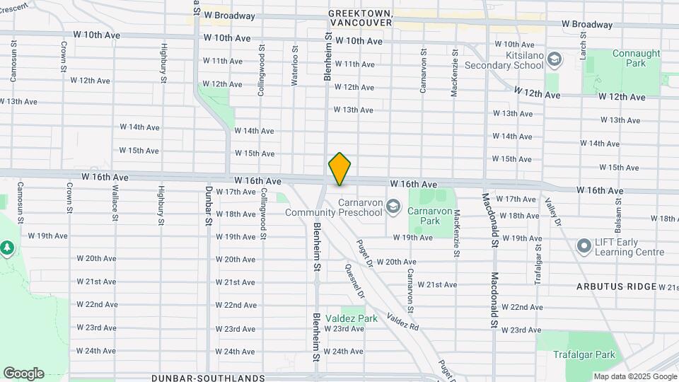 3256 W 16th Ave Map and Location Details