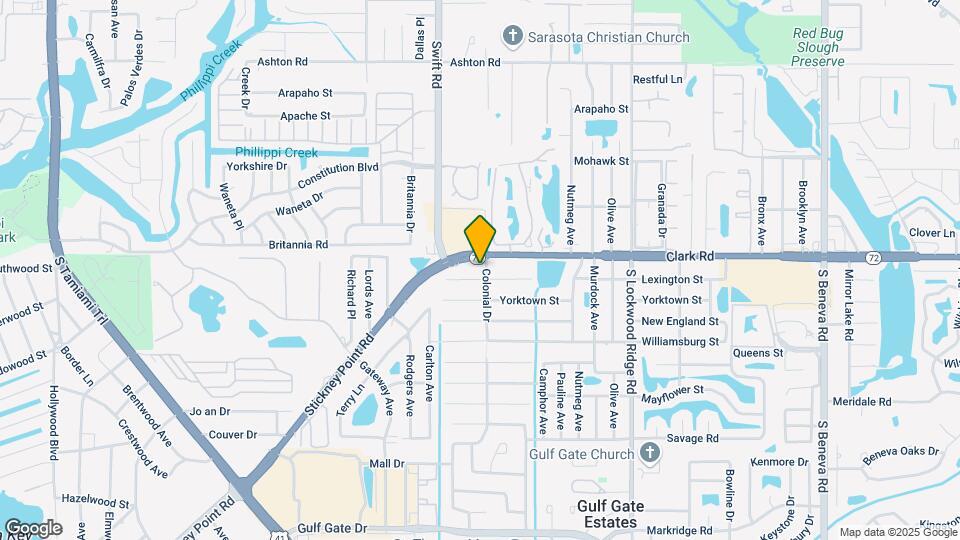 5868 Colonial Dr Mapa y Detalles de la Ubicación