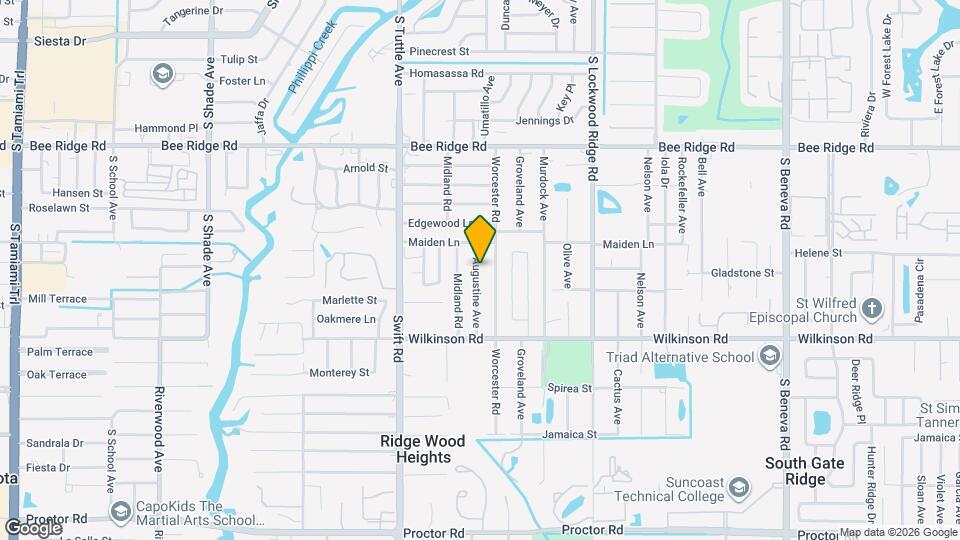 4205 Augustine Ave Map and Location Details