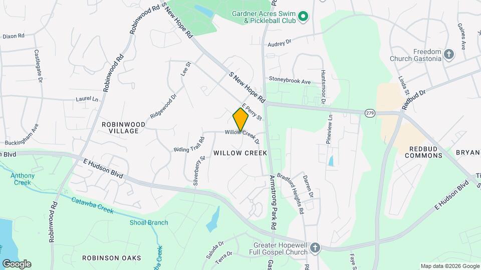 849 Willow Creek Dr Mapa y Detalles de la Ubicación