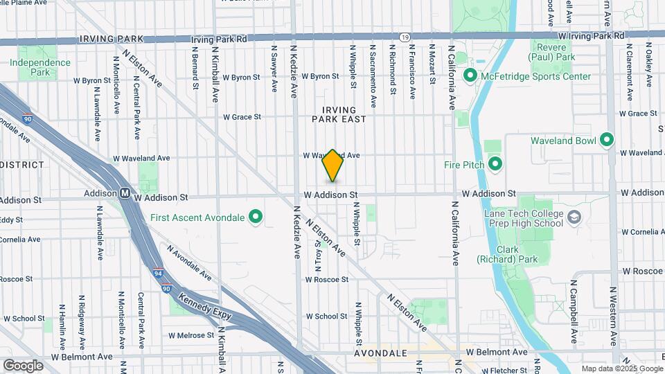 3100 W Addison St Mapa y Detalles de la Ubicación