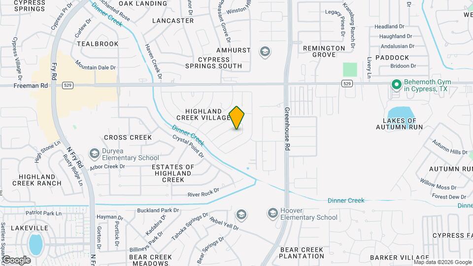 19434 Glenway Falls Dr Map and Location Details