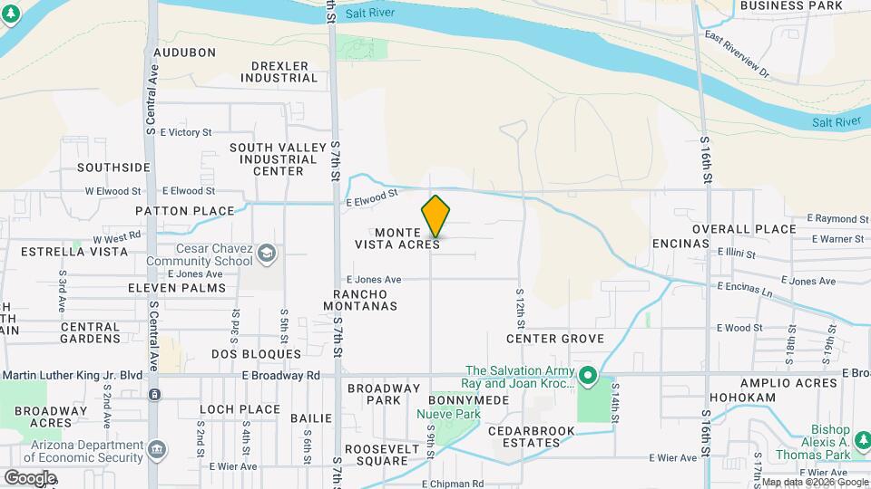 3811 S 9th St Map and Location Details