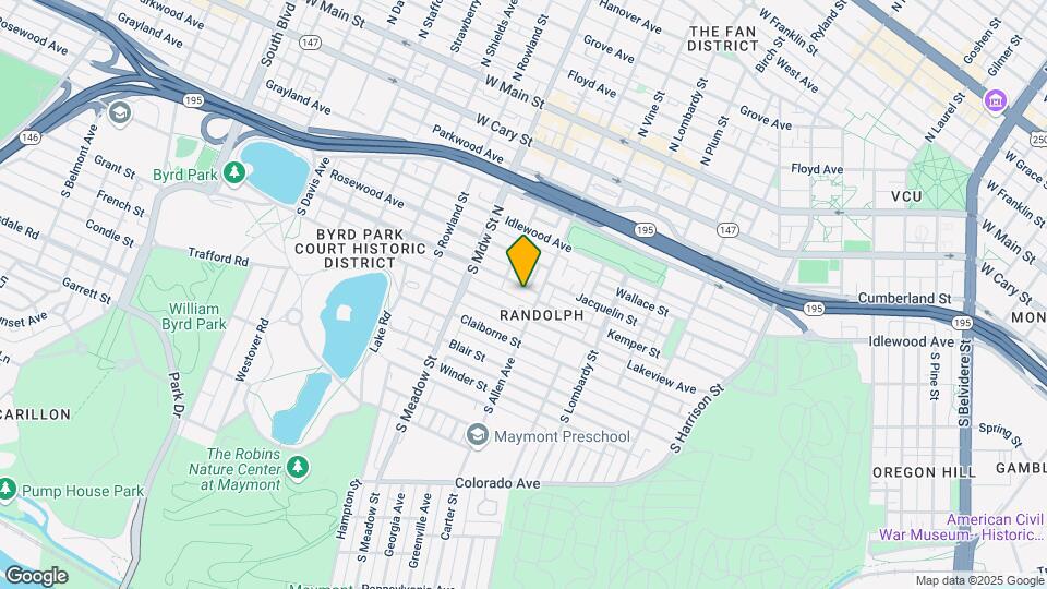 1805 Maplewood Ave Map and Location Details