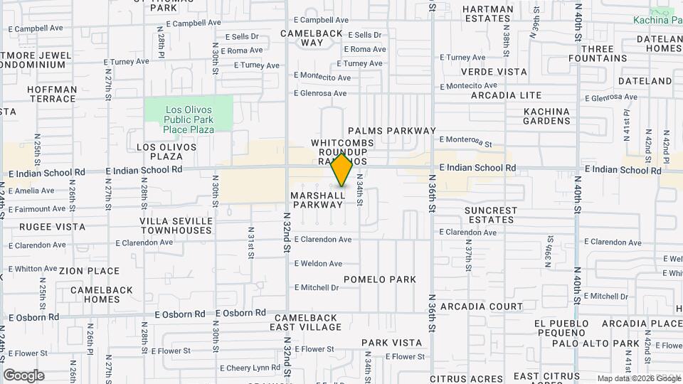 4014 N 33rd Pl Map and Location Details