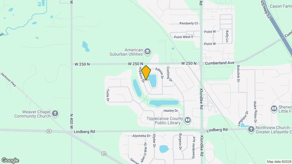 2351 Hopkins Dr Map and Location Details