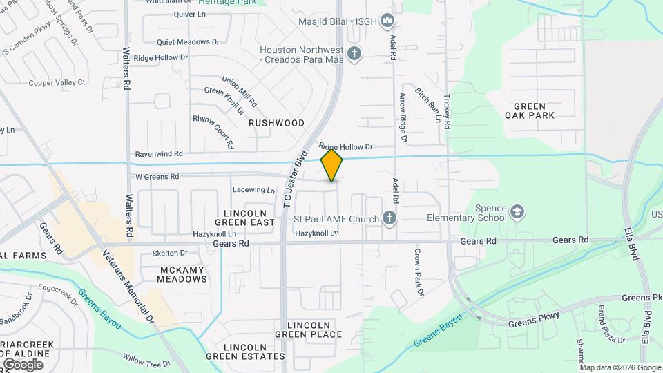 1706 Lacewing Ln Map and Location Details