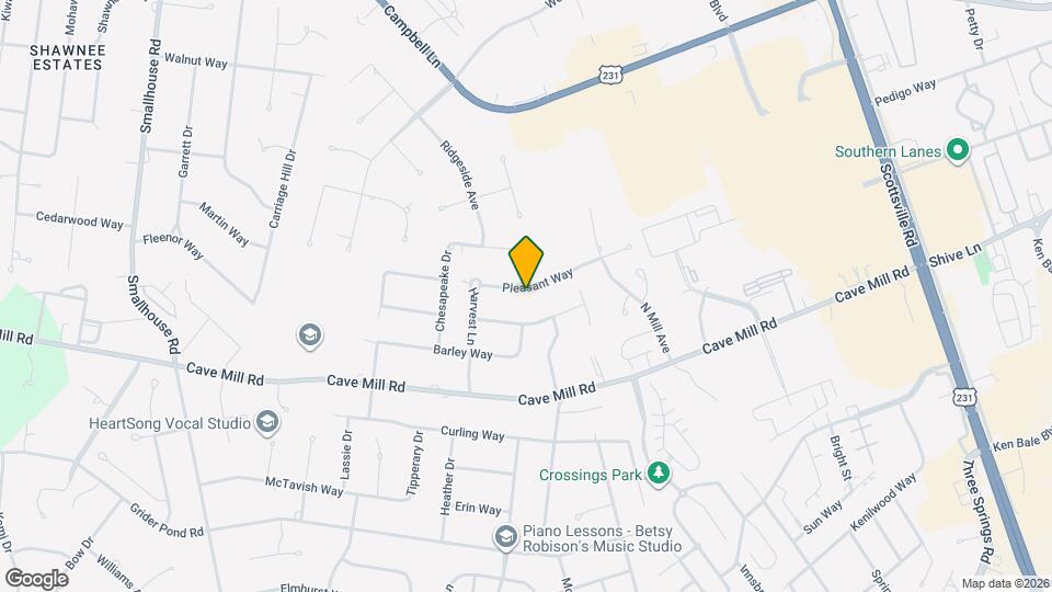 1635 Pleasant Way Map and Location Details