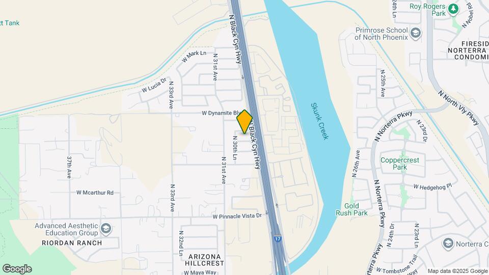 3012 W Running Deer Trail Map and Location Details