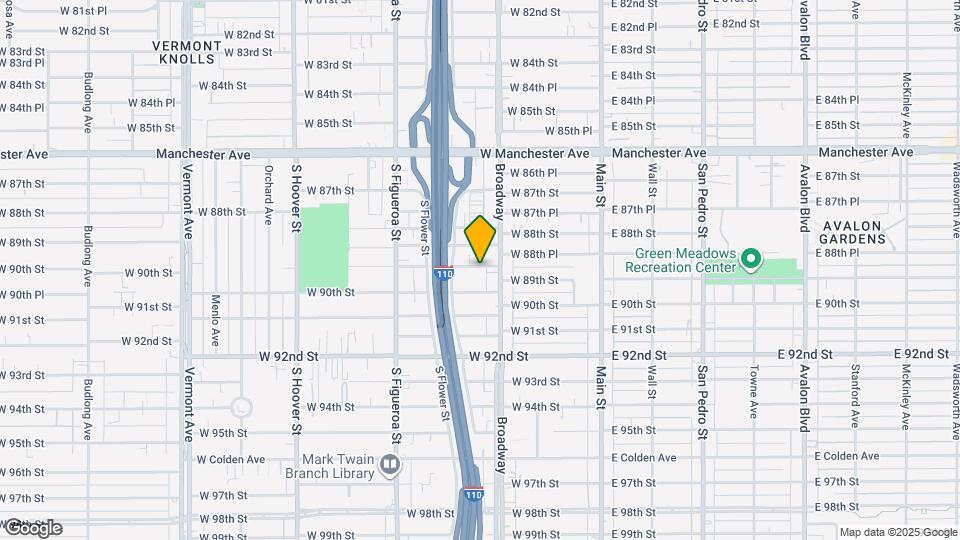 320 W 89th St Map and Location Details