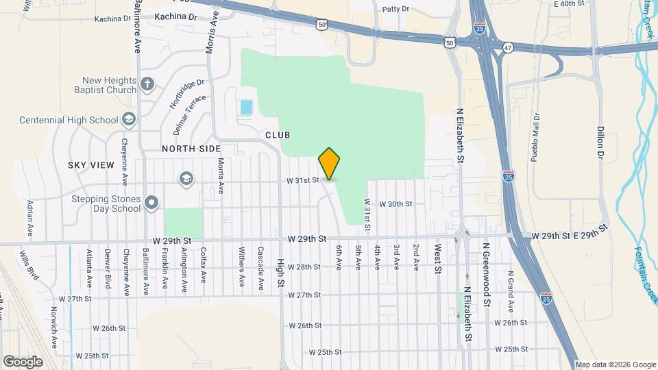 3010 Country Club Dr Map and Location Details