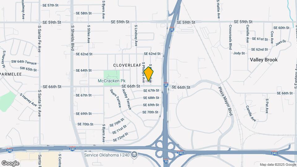 6617 S Kelley Ave Map and Location Details