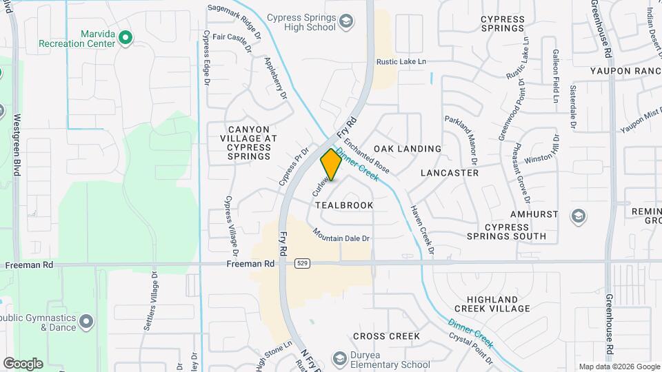 7311 Rising Brook Dr Mapa y Detalles de la Ubicación