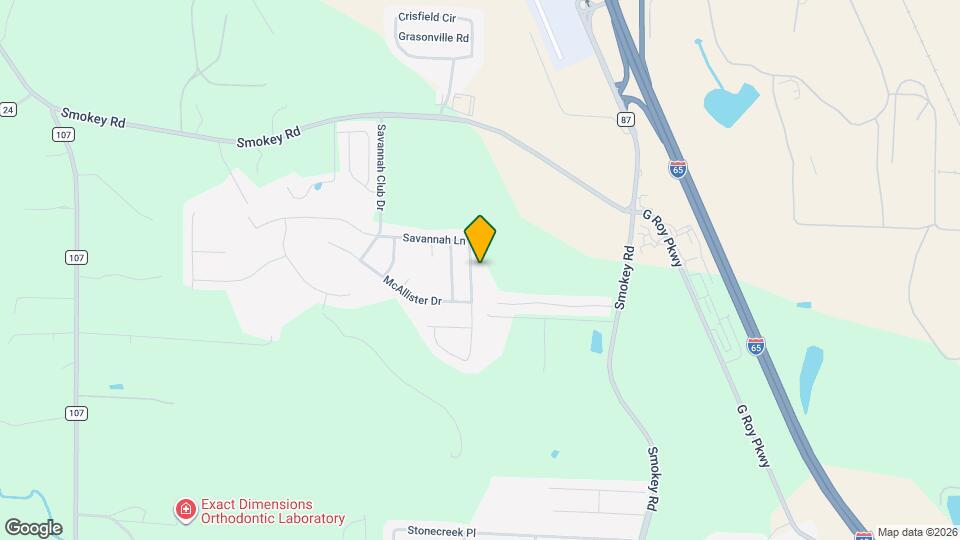 951 Savannah Ln Map and Location Details