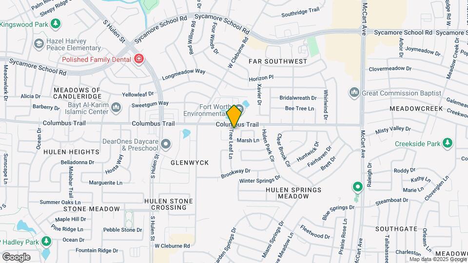 7909 Tree Leaf Ln Map and Location Details