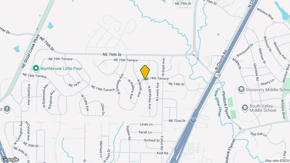 7432 N McKinley Ave Map and Location Details