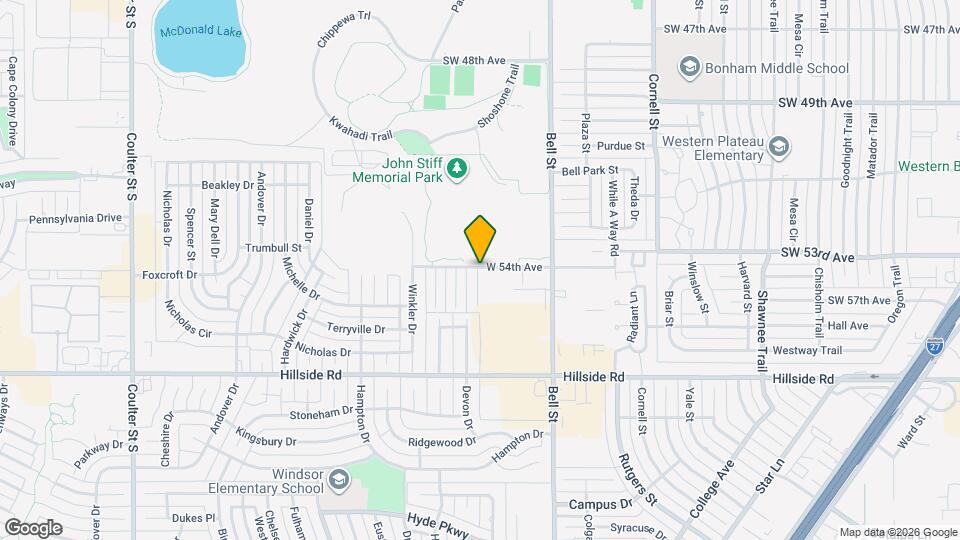 Southwest Oakwood Apartments Map and Location Details