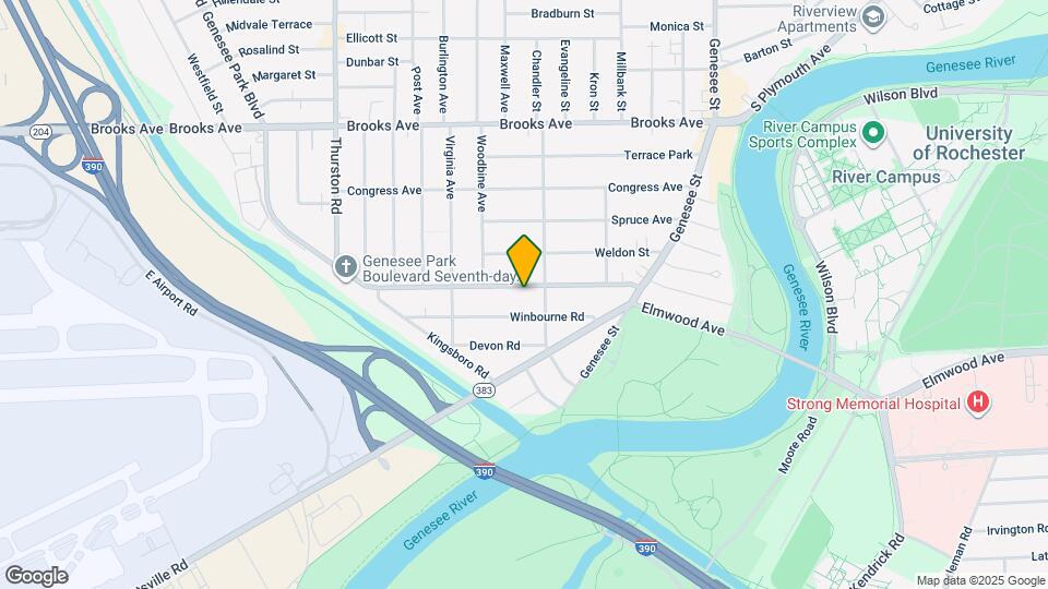 159 Genesee Park Blvd Map and Location Details