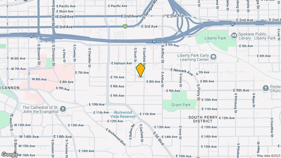 817 E 8th Ave Map and Location Details
