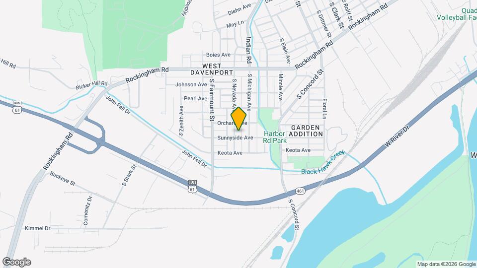 1321 S Nevada Ave Map and Location Details