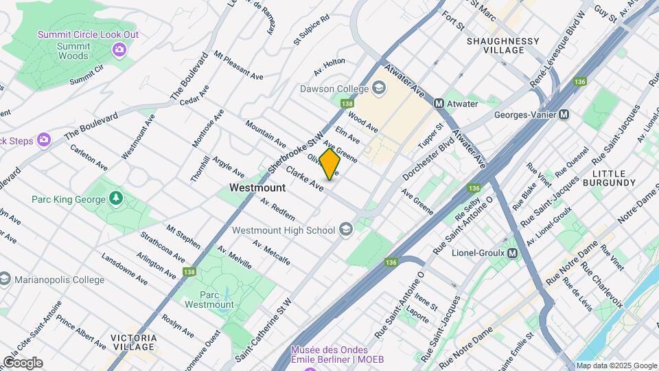 4289 De Maisonneuve Boul O Map and Location Details