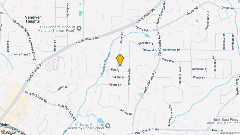 2932 Karen Ln Map and Location Details