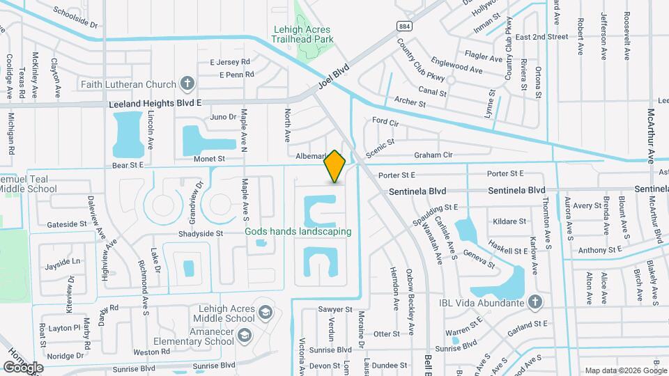 740 Evening Shade Ln Map and Location Details