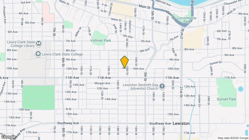 1424 10th Ave Mapa y Detalles de la Ubicación