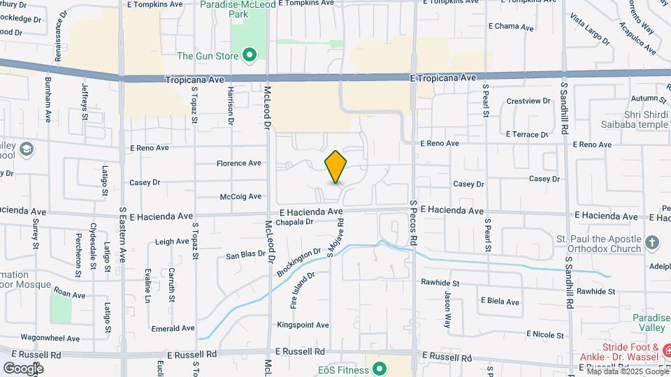 5259 Caspian Springs Dr Map and Location Details
