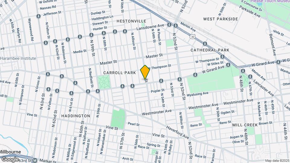 5503 W Girard Ave-Unit -2 Map and Location Details