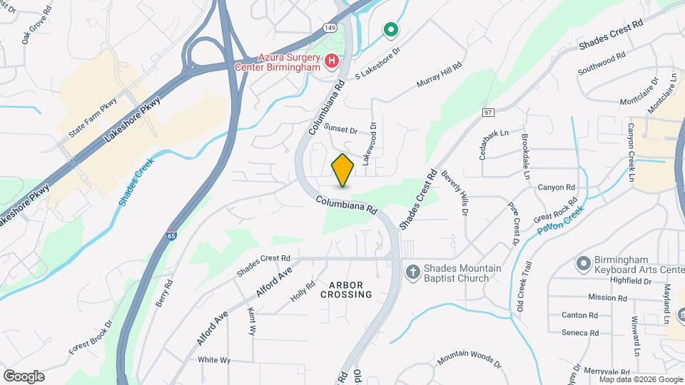 1735 Old Columbiana Rd Map and Location Details