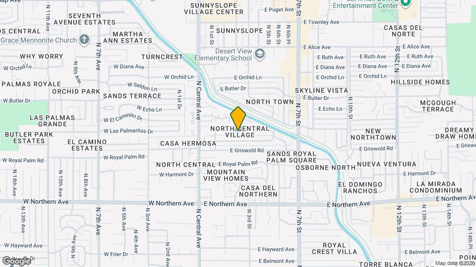 207 E El Caminito Dr Map and Location Details